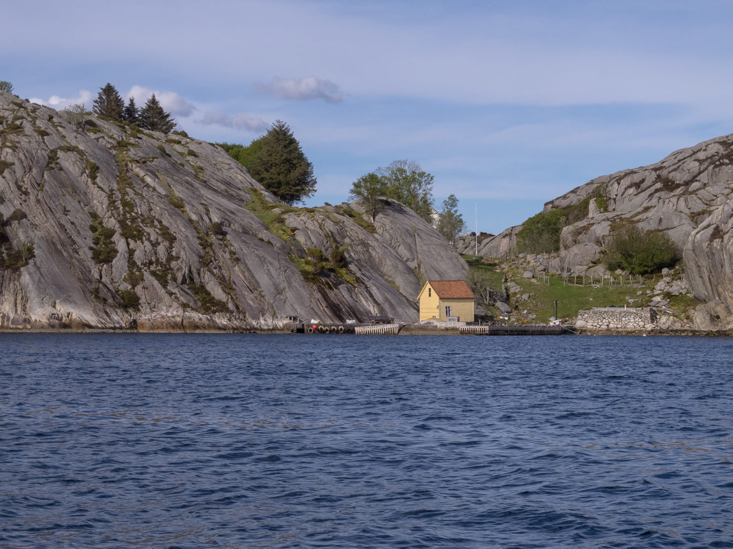 Schönes Motiv im Fjord