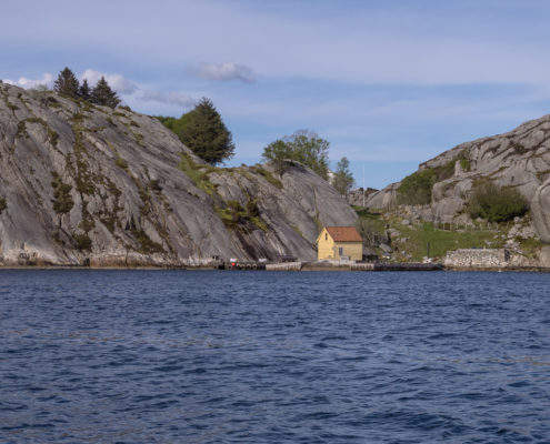 Schönes Motiv im Fjord