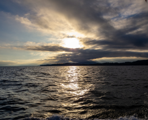 Schöne Wolkenformation