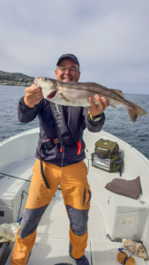 Ecki mit schönem Schellfisch